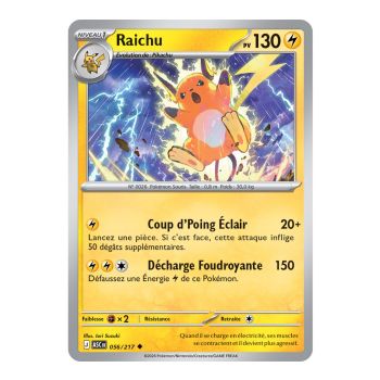Item Raichu - Reverse 56/217 - ME02.5 - Pokémon - Méga-Évolution Héros Transcendants