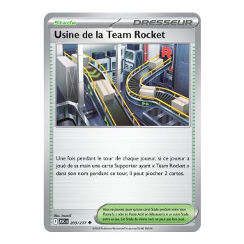 Item Usine de la Team Rocket - Reverse 203/217 - ME02.5 - Pokémon - Méga-Évolution Héros Transcendants