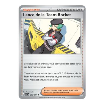 Item Lance de la Team Rocket - Reverse 208/217 - ME02.5 - Pokémon - Méga-Évolution Héros Transcendants
