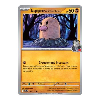 Item Taupiqueur de la Team Rocket - Reverse 100/217 - ME02.5 - Pokémon - Méga-Évolution Héros Transcendants