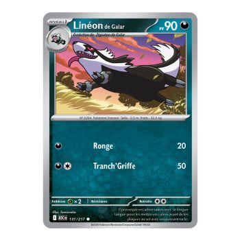 Item Linéon de Galar - Reverse 131/217 - ME02.5 - Pokémon - Méga-Évolution Héros Transcendants