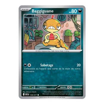 Item Baggiguane - Reverse 134/217 - ME02.5 - Pokémon - Méga-Évolution Héros Transcendants