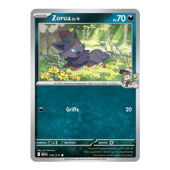 Item Zorua de N - Reverse 136/217 - ME02.5 - Pokémon - Méga-Évolution Héros Transcendants