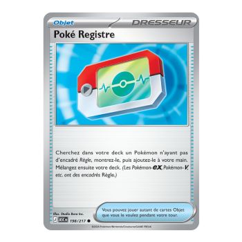 Item Poké Registre - Reverse 198/217 - ME02.5 - Pokémon - Méga-Évolution Héros Transcendants