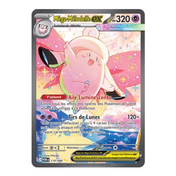 Item Méga-Mélodelfe EX - Special Illustration Rare 119/88 - ME03 - Pokémon - Méga-Évolution Équilibre Parfait
