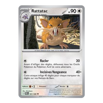 Item Rattatac - Reverse 61/88 - ME03 - Pokémon - Méga-Évolution Équilibre Parfait