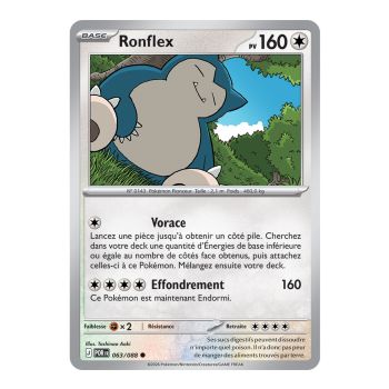 Item Ronflex - Commune 63/88 - ME03 - Pokémon - Méga-Évolution Équilibre Parfait