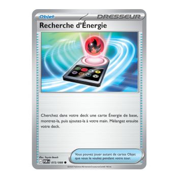 Item Recherche d’Énergie - Reverse 72/88 - ME03 - Pokémon - Méga-Évolution Équilibre Parfait