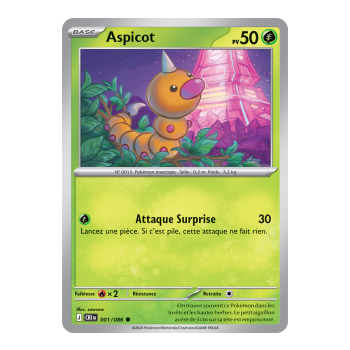 Aspicot - Commune 1/86 - ME04 - Pokémon - Méga-Évolution Chaos Ascendant