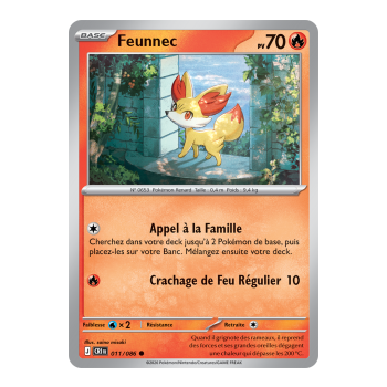 Feunnec - Commune 11/86 - ME04 - Pokémon - Méga-Évolution Chaos Ascendant