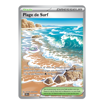 Plage de Surf - Ultra Rare 114/86 - ME04 - Pokémon - Méga-Évolution Chaos Ascendant