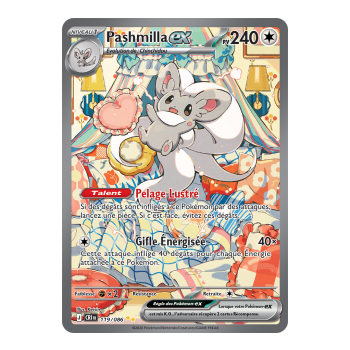 Pashmilla-ex - Special Illustration Rare 119/86 - ME04 - Pokémon - Méga-Évolution Chaos Ascendant