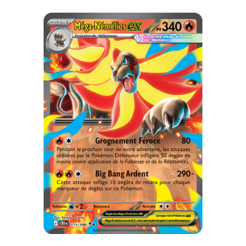 Méga-Némélios-ex - Double Rare 15/86 - ME04 - Pokémon - Méga-Évolution Chaos Ascendant