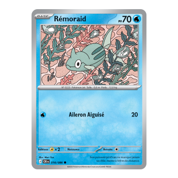 Rémoraid - Commune 16/86 - ME04 - Pokémon - Méga-Évolution Chaos Ascendant