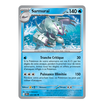 Sarmuraï - Reverse 26/86 - ME04 - Pokémon - Méga-Évolution Chaos Ascendant