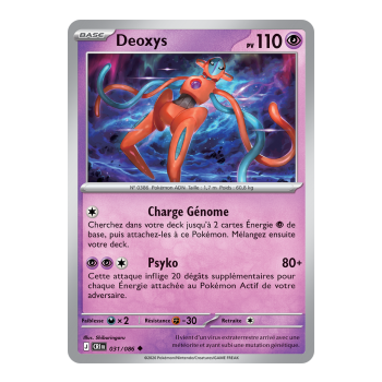 Deoxys - Reverse 31/86 - ME04 - Pokémon - Méga-Évolution Chaos Ascendant