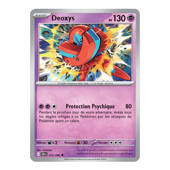 Deoxys - Reverse 33/86 - ME04 - Pokémon - Méga-Évolution Chaos Ascendant