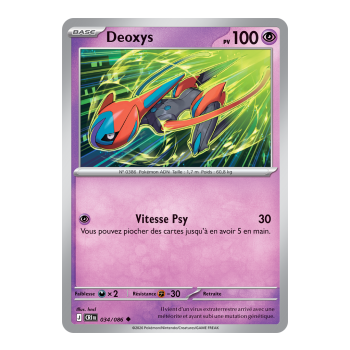 Deoxys - Reverse 34/86 - ME04 - Pokémon - Méga-Évolution Chaos Ascendant