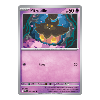 Pitrouille - Commune 40/86 - ME04 - Pokémon - Méga-Évolution Chaos Ascendant