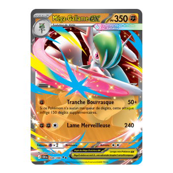 Méga-Gallame-ex - Double Rare 48/86 - ME04 - Pokémon - Méga-Évolution Chaos Ascendant