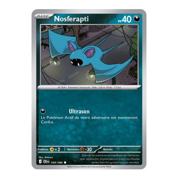 Nosferapti - Reverse 49/86 - ME04 - Pokémon - Méga-Évolution Chaos Ascendant