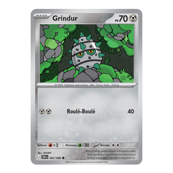 Grindur - Reverse 62/86 - ME04 - Pokémon - Méga-Évolution Chaos Ascendant