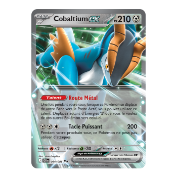 Cobaltium-ex - Double Rare 64/86 - ME04 - Pokémon - Méga-Évolution Chaos Ascendant