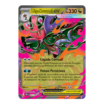 Méga-Kravarech-ex - Double Rare 65/86 - ME04 - Pokémon - Méga-Évolution Chaos Ascendant
