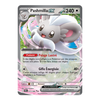 Pashmilla-ex - Double Rare 73/86 - ME04 - Pokémon - Méga-Évolution Chaos Ascendant