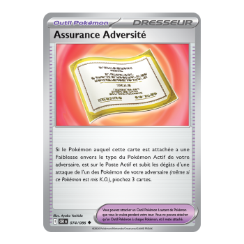 Assurance Adversité - Peu Commune 74/86 - ME04 - Pokémon - Méga-Évolution Chaos Ascendant