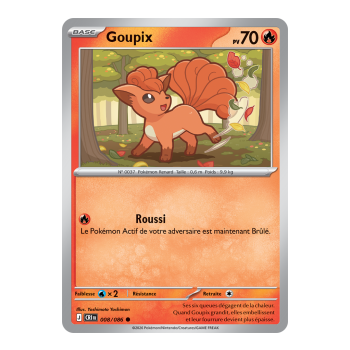 Goupix - Commune 8/86 - ME04 - Pokémon - Méga-Évolution Chaos Ascendant