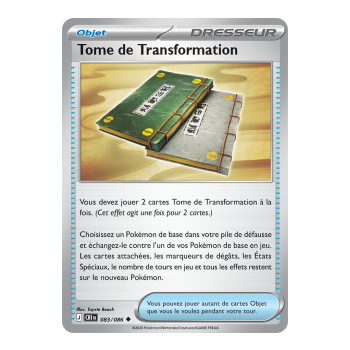 Tome de Transformation - Reverse 83/86 - ME04 - Pokémon - Méga-Évolution Chaos Ascendant