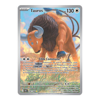 Tauros - Illustration Rare 96/86 - ME04 - Pokémon - Méga-Évolution Chaos Ascendant