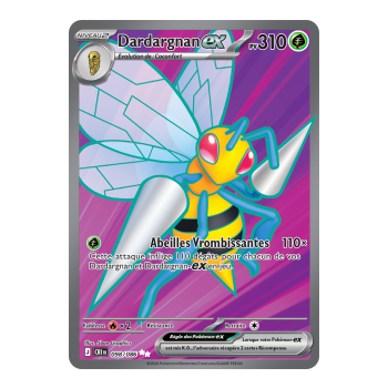 Dardargnan-ex - Ultra Rare 98/86 - ME04 - Pokémon - Méga-Évolution Chaos Ascendant
