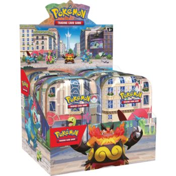Mini-Tin Pokébox - Méga-Évolution - Ville d'Illumis - Pokémon - FR Modèle Aléatoire