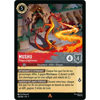 Item Mushu, Dragon majestueux brillante - 137/204 - ARI - L'Ile d'Archazia - brillante - Français