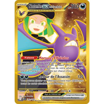 Item Nostenfer EX De La Team Rocket - Secret Rare 242/182 - Ecarlate et Violet 10 Rivalités Destinées