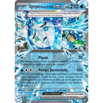 Item Ogerpon Masque Du Puits EX - Ultra Rare 027/131 - Ecarlate et Violet Évolutions Prismatiques