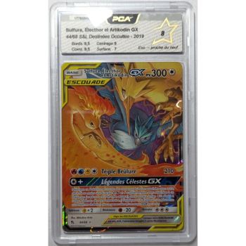 Item [PCA 8 - Exc.-proche du neuf] - Carte Gradée - Sulfura, Electhor et Artikodin GX 44/68 - S&L Destinées Occultes - 2019 - Pokémon - Français