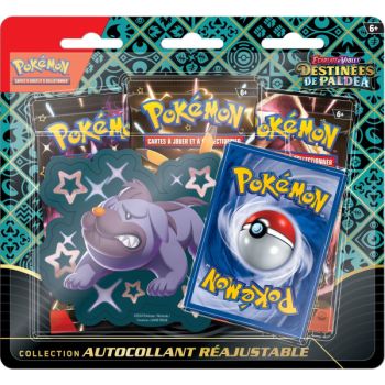 Item Pokémon - Coffret Collection Autocollant réajustable - Ecarlate et Violet - Destinées de Paldea Grondogue -[SV04.5 - EV04.5] - FR