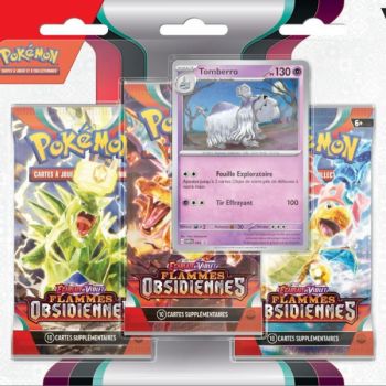 Pokémon - Tri-Pack - Tomberro/Evoli - Ecarlate et Violet - Flammes Obsidiennes [SV3][EV03] - FR