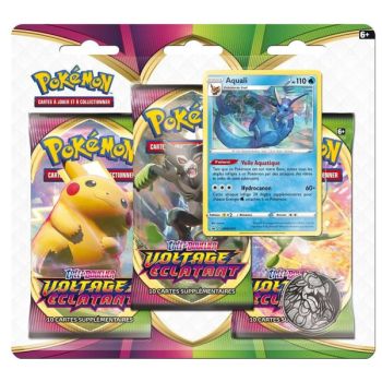 Pokémon - Tri-Pack - Voltage Éclatant [EB04] - Larméleon / Aquali - FR
