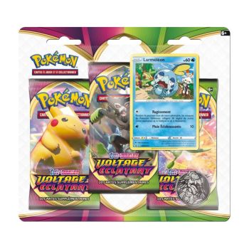 Pokémon - Tri-Pack - Voltage Éclatant [EB04] - Larméleon / Aquali - FR