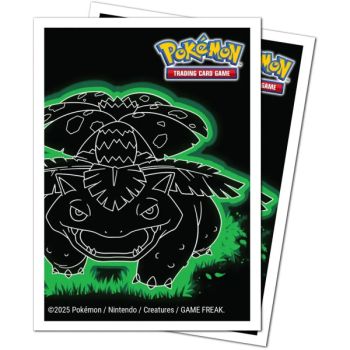 Protèges Cartes - Standard - Neon Apex Deck Protector : Florizarre - Ultra Pro - Pokemon (105)