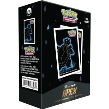 Protèges Cartes - Standard - Neon Apex Deck Protector : Tortank - Ultra Pro - Pokemon (105)
