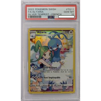 [PSA 10 - Gem Mint] - Carte Gradée - Altaria TG11/TG30 - Epee & Bouclier : Tempête Argentée - 2022 - Pokémon - Français