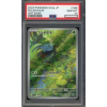Item [PSA 10 - Gem Mint] - Carte Gradée - Bulbizarre 166/165 SV2a Pokemon 151 - 2023 - Pokémon - Japonais