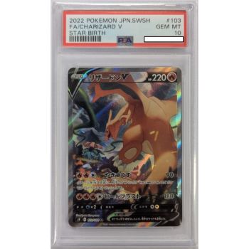[PSA 10 - Gem Mint] - Carte Gradée - Dracaufeu V 103/100 - S9 Star Birth - 2022 - Pokémon - Japonais