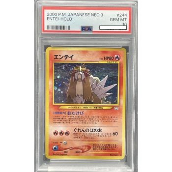 Item [PSA 10 - Gem Mint] - Carte Gradée - Entei No.244 Neo 3 2000 - Pokémon - Japonais
