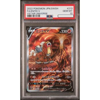 Item [PSA 10 - Gem Mint] - Carte Gradée - Entei V 213/172 VSTAR Universe S12a - 2022 - Pokémon - Japonais